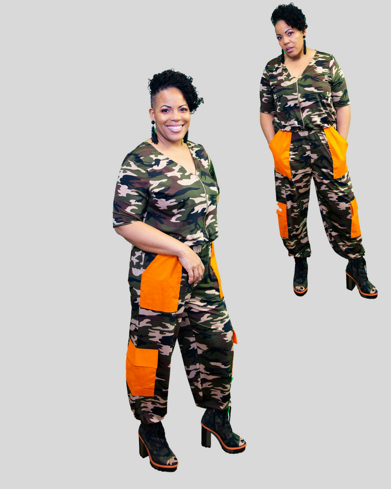 Camouflage Jumpsuit